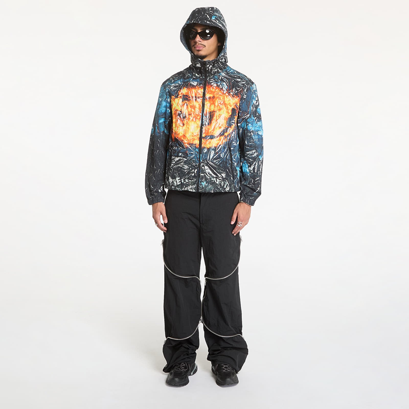 Coach Jackets Diesel J-Warrett-Poster Jacket Blue/ Black