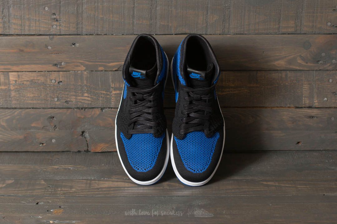 Jordan 1 flyknit royal on feet store
