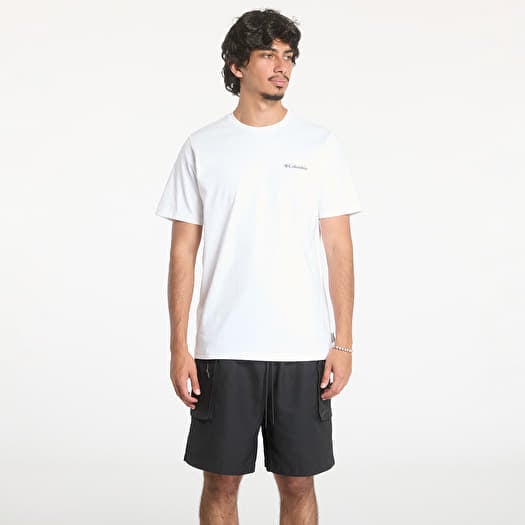T-shirt Columbia Explorers Canyon™ Back Short-Sleeve Tee White