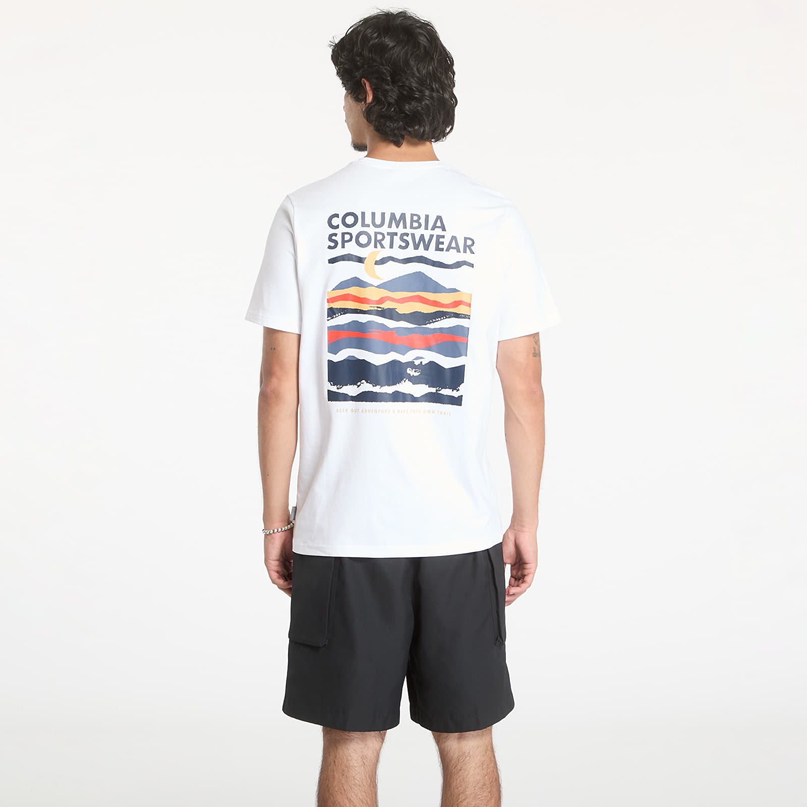 T-shirts Columbia Explorers Canyon™ Back Short-Sleeve Tee White