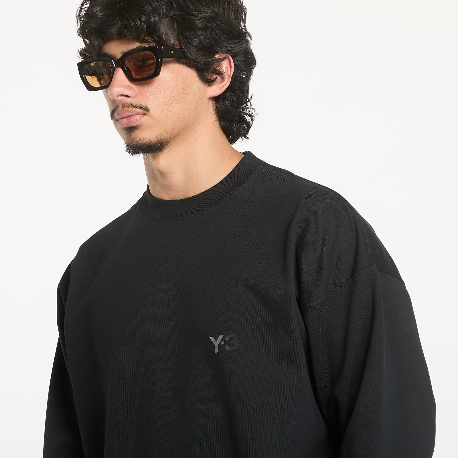 Puloverji   Y-3 Brushed Terry Crew Sweatshirt UNISEX Black