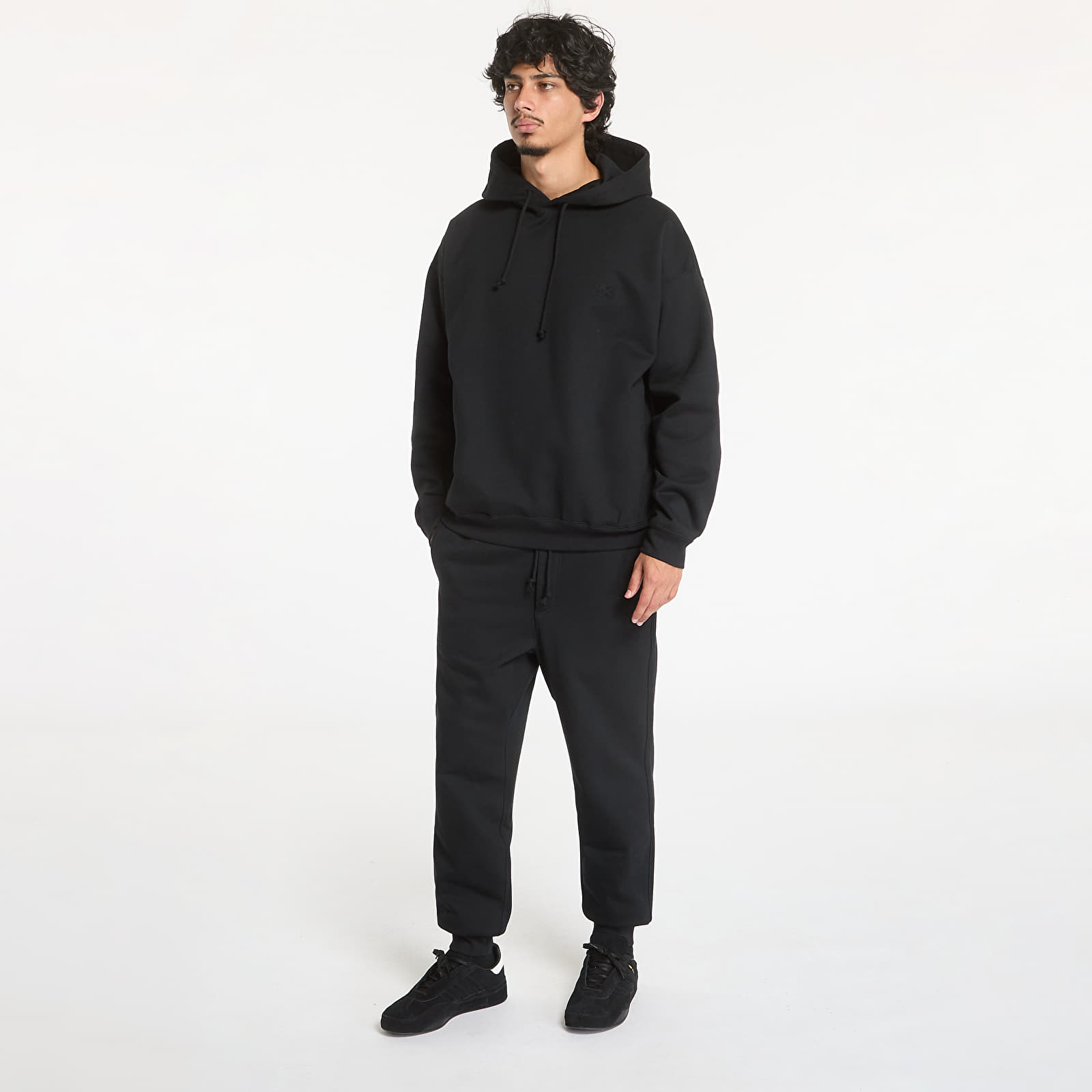 Spodnie dresowe Y-3 Brushed Terry Cuffed Pant Black