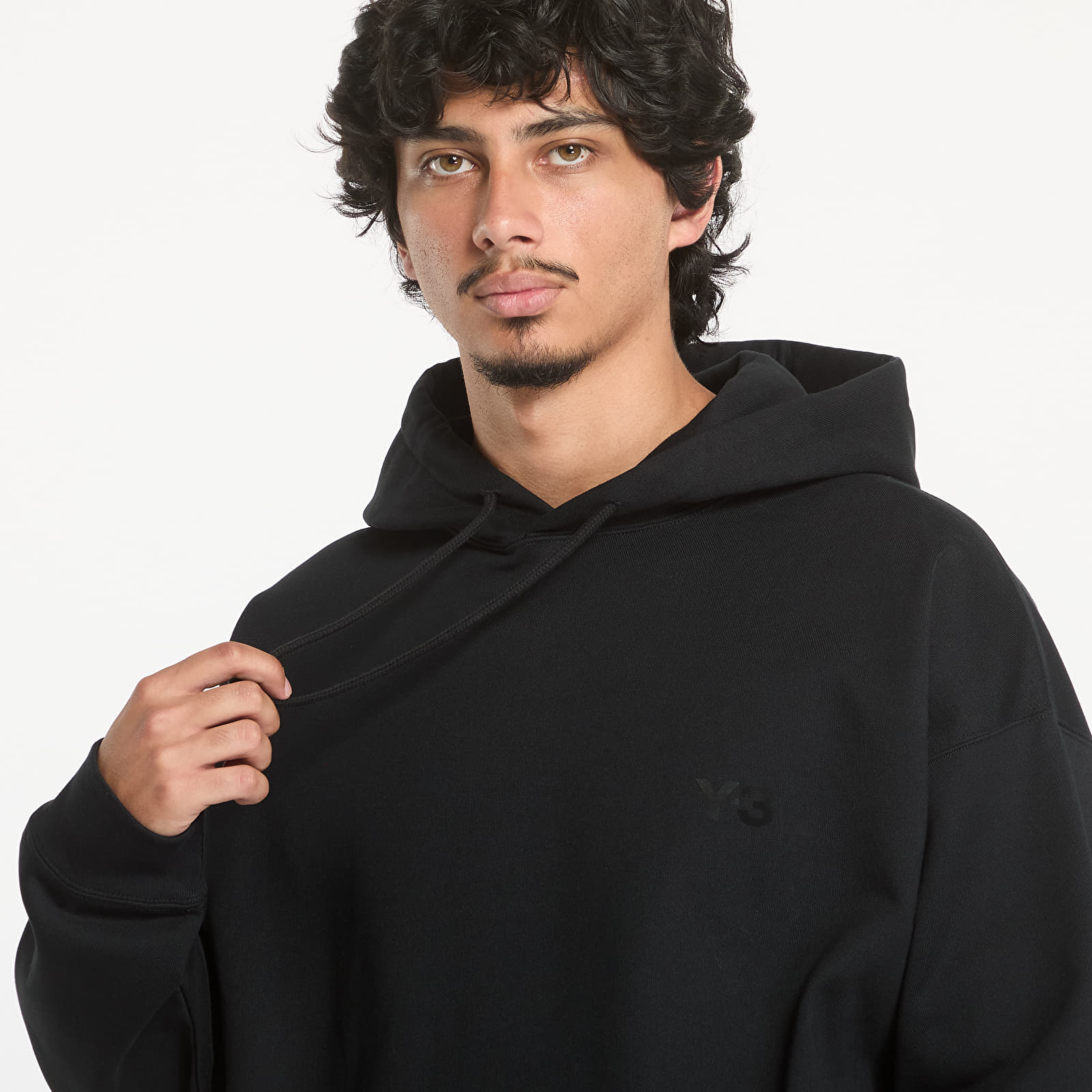 Kapucnis pulóverek és pulcsik Y-3 Brushed Terry Hoodie UNISEX Black