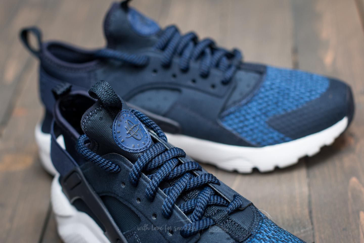 Women s shoes Nike Huarache Run Ultra SE GS Obsidian Obsidian Binary Blue Footshop