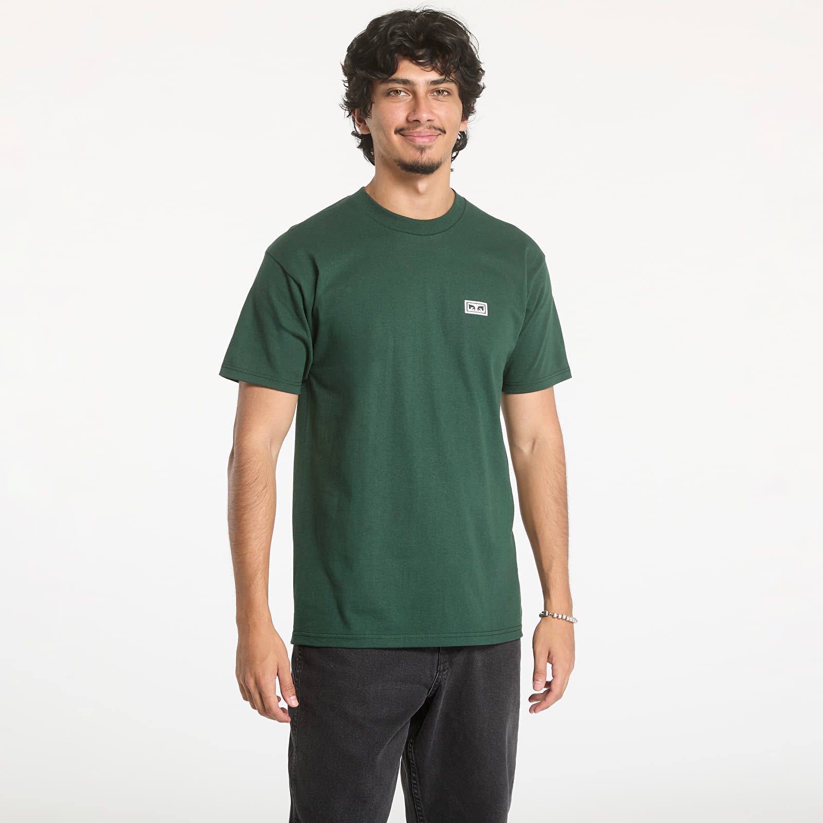 Men's T-shirts OBEY Eyes 3 Forest Green