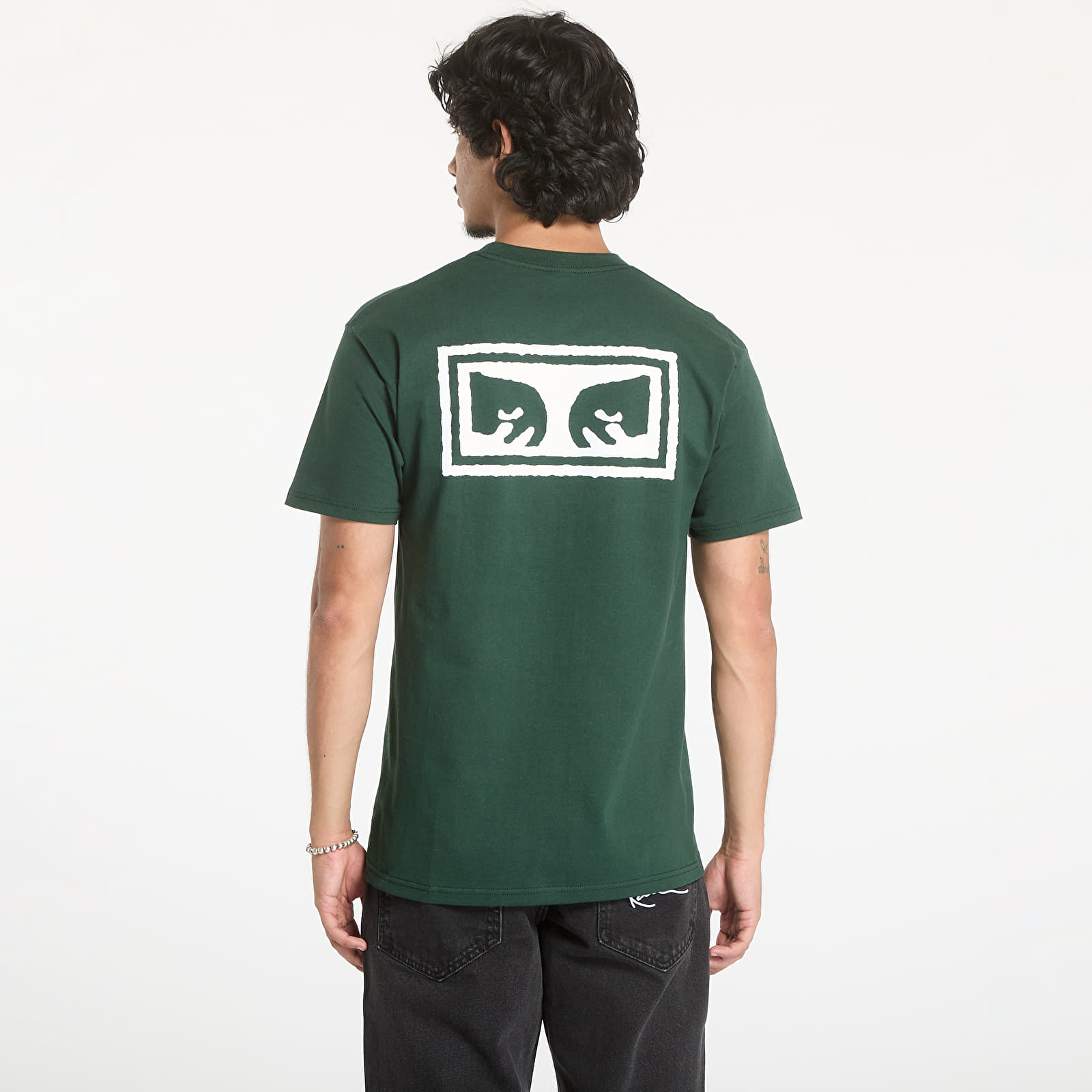 Men's T-shirts OBEY Eyes 3 Forest Green