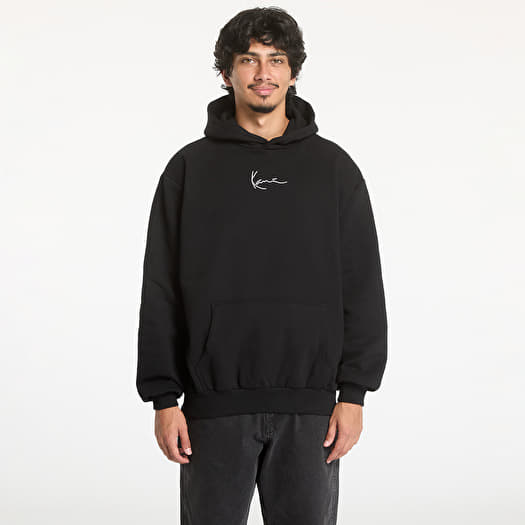 Hoodies voor heren Karl Kani Small Signature Essential OS Hoodie Black Footshop