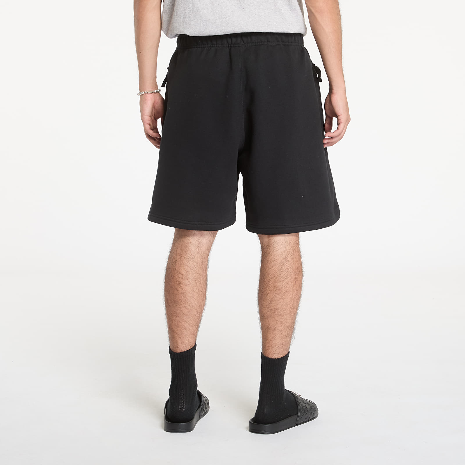 Rövidnadrágok Nike NRG Solo Swoosh Fleece Shorts UNISEX Black/ White
