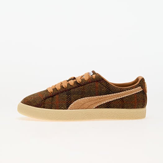Puma Clyde Harris Tweed Brown