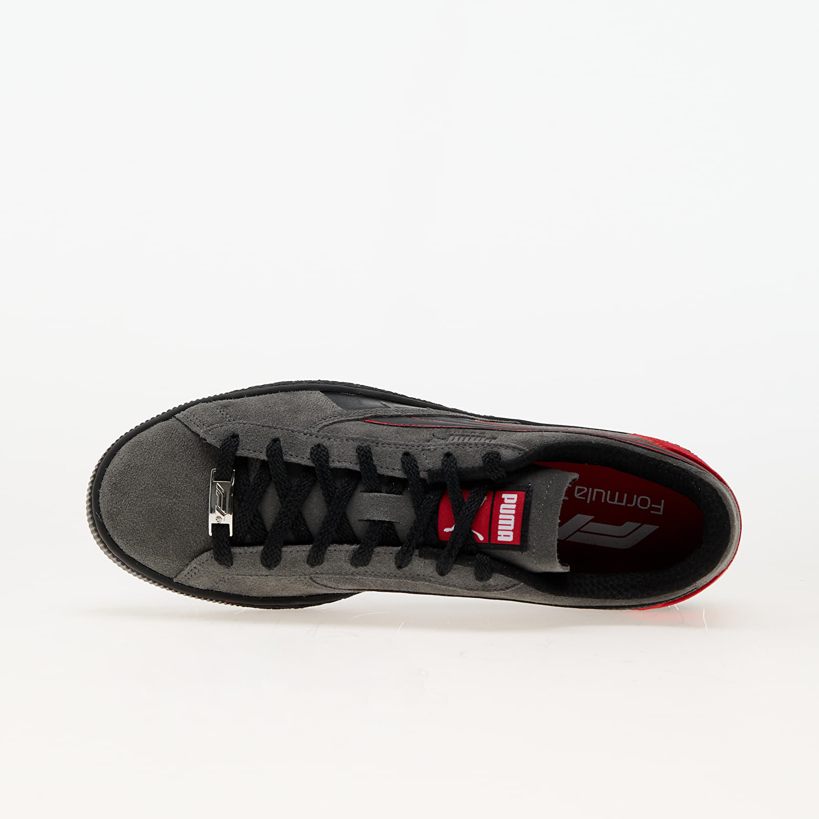 Scarpe uomo Puma F1 Suede T Gray
