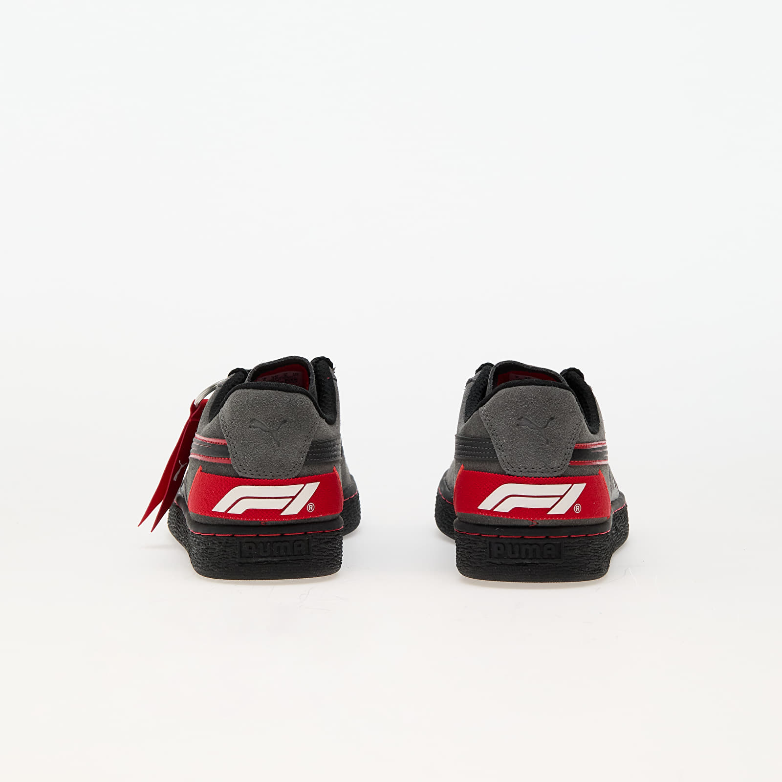 Scarpe uomo Puma F1 Suede T Gray