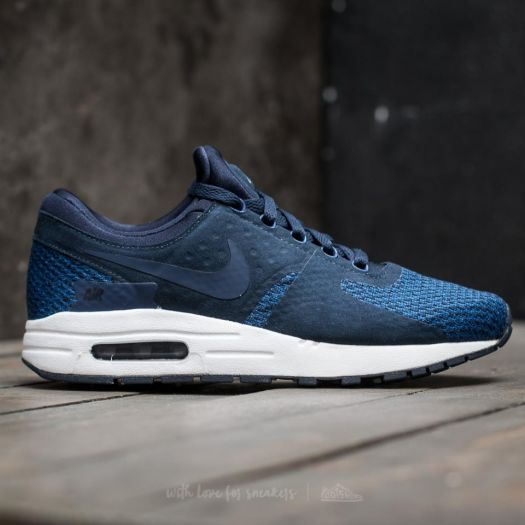 Women s shoes Nike Air Max Zero SE GS Obsidian Binary Blue Black Footshop