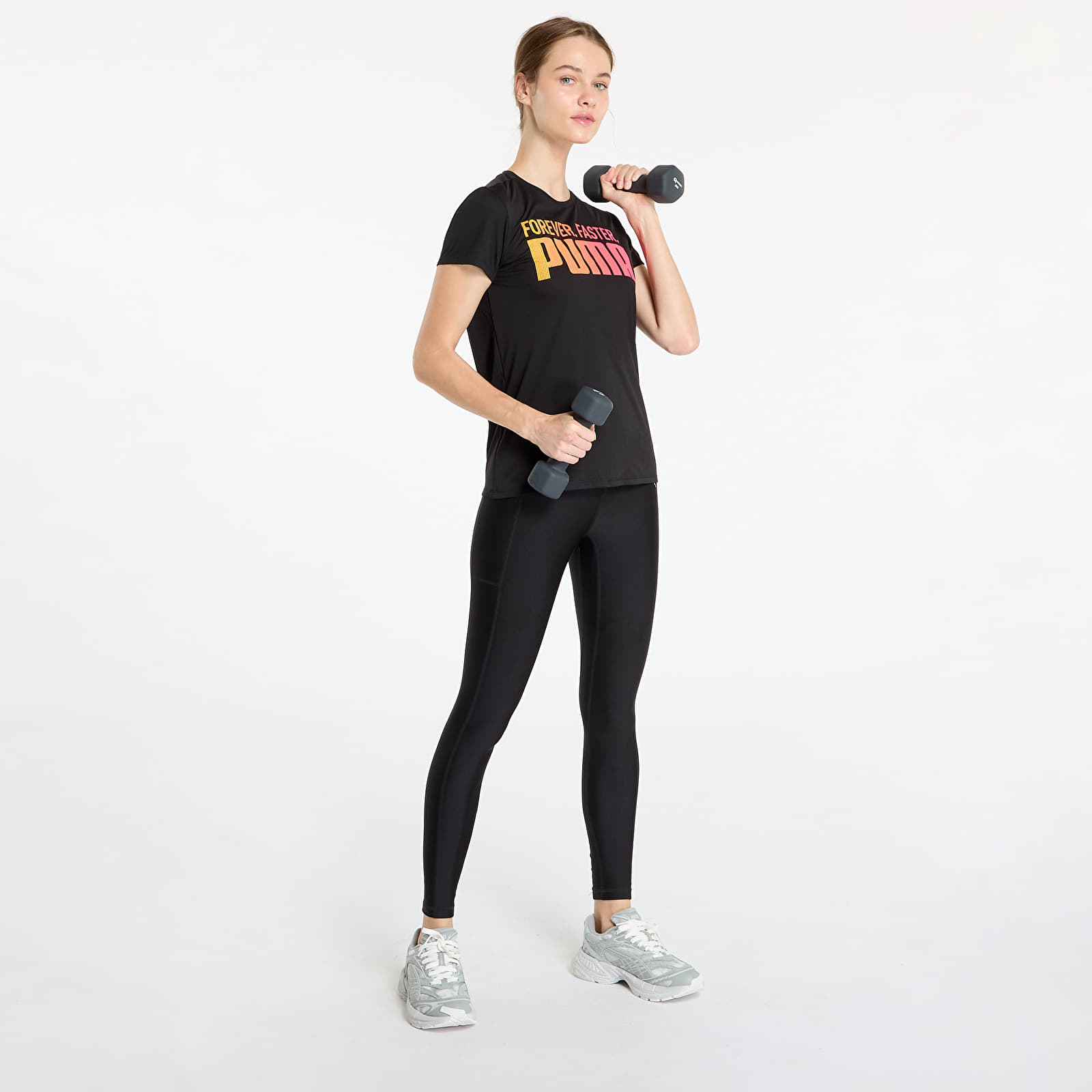 Pólók PUMA Run Favroites Forever Faster Graphic Tee Black
