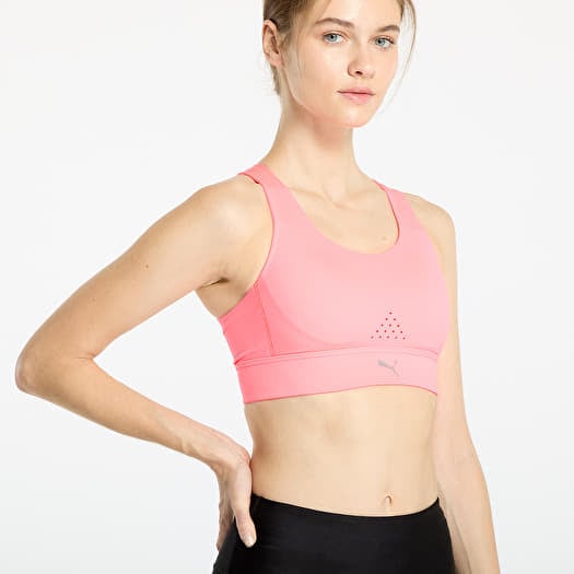 Puma sports bra pink discount