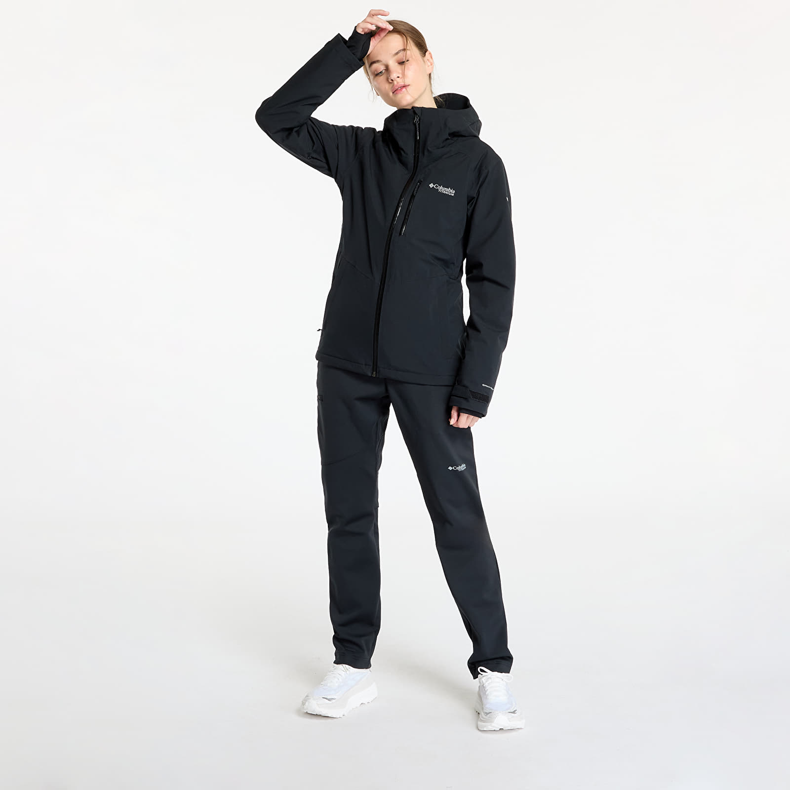 Dámske nohavice Columbia Vast Canyon™ High-Rise Softshell Pants So-Black