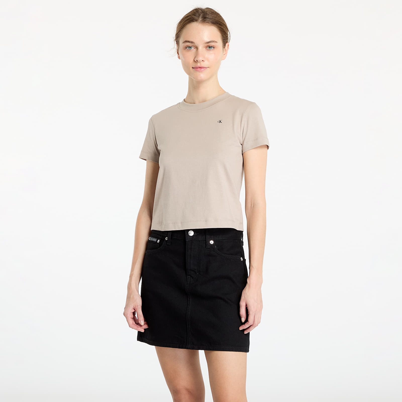 Trička Calvin Klein Jeans Stamp Back Graphic Tee Gray