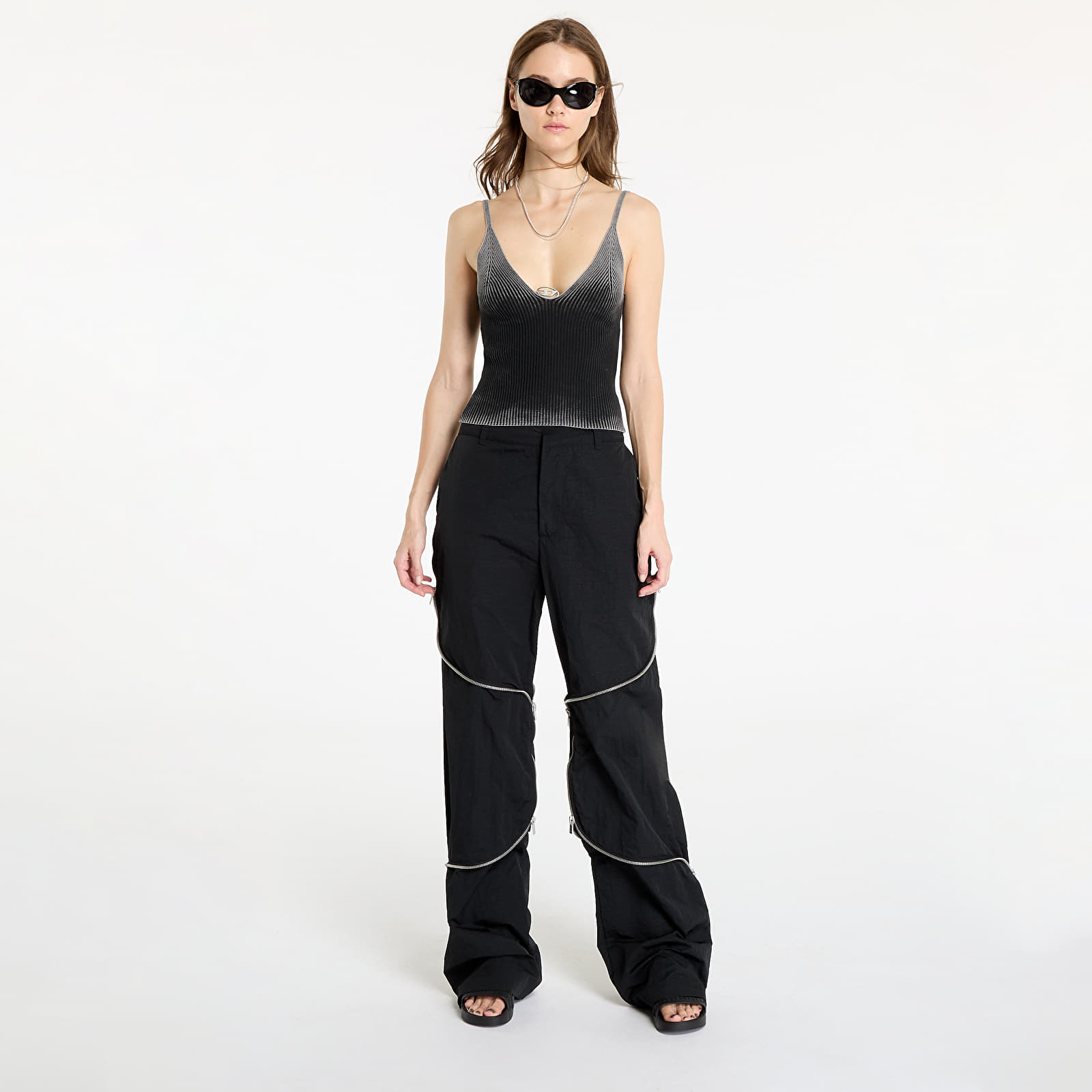 Tank Topit Diesel M-Laila Knitwear Top Black
