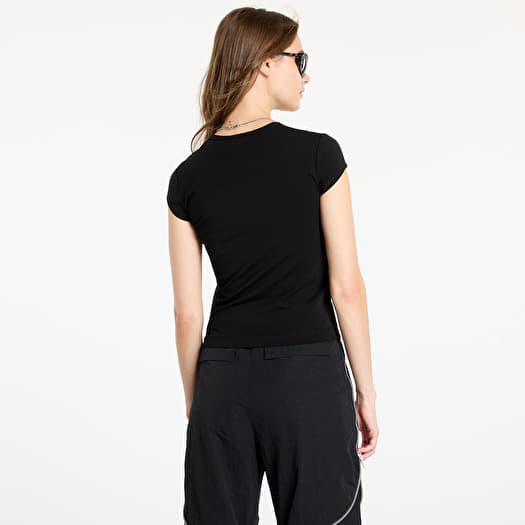 T-ANGIE Woman: Cotton T-shirt with cut-out D logo | Diesel