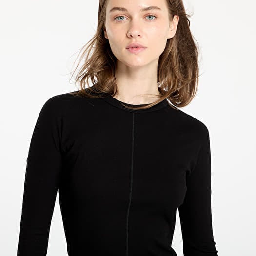 Black womens fitted shirt top