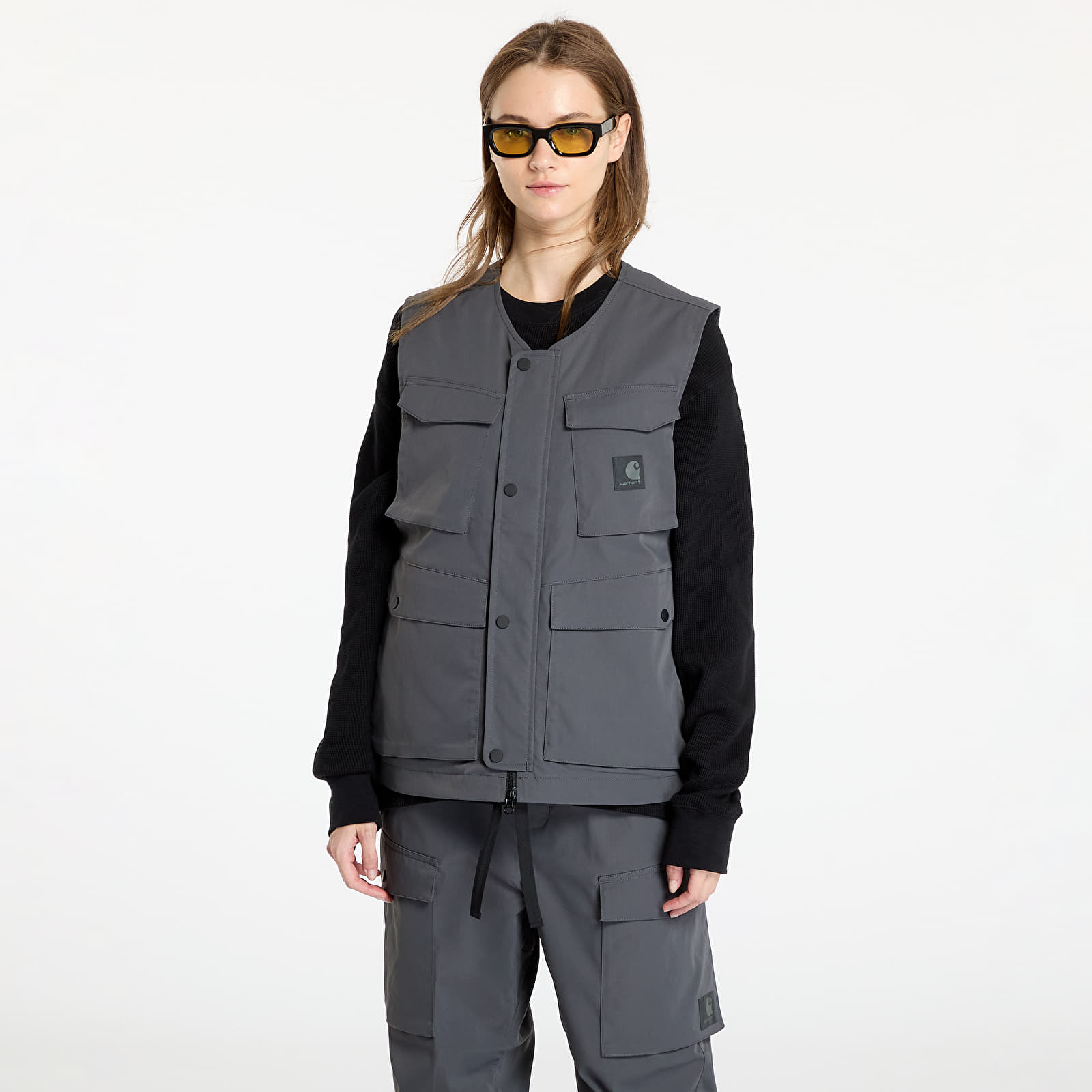 Vesty Carhartt WIP Balto Vest UNISEX Graphite