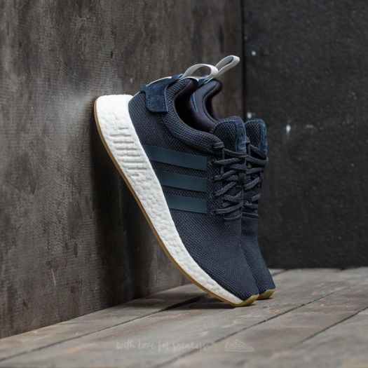 Women s shoes adidas NMD R2 W Primeknit Legend Ink Trace Blue Grey Two Footshop
