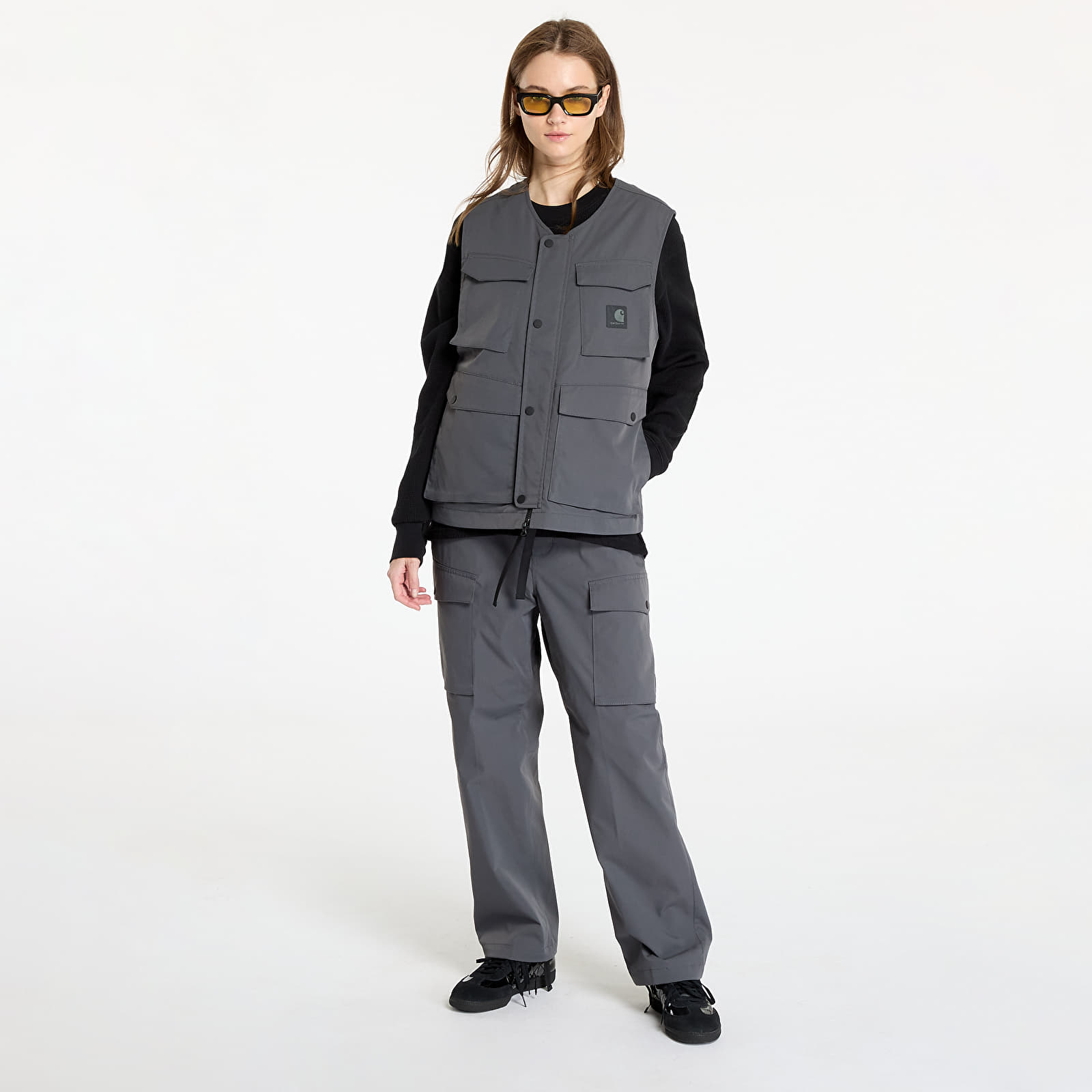 Vesty Carhartt WIP Balto Vest UNISEX Graphite