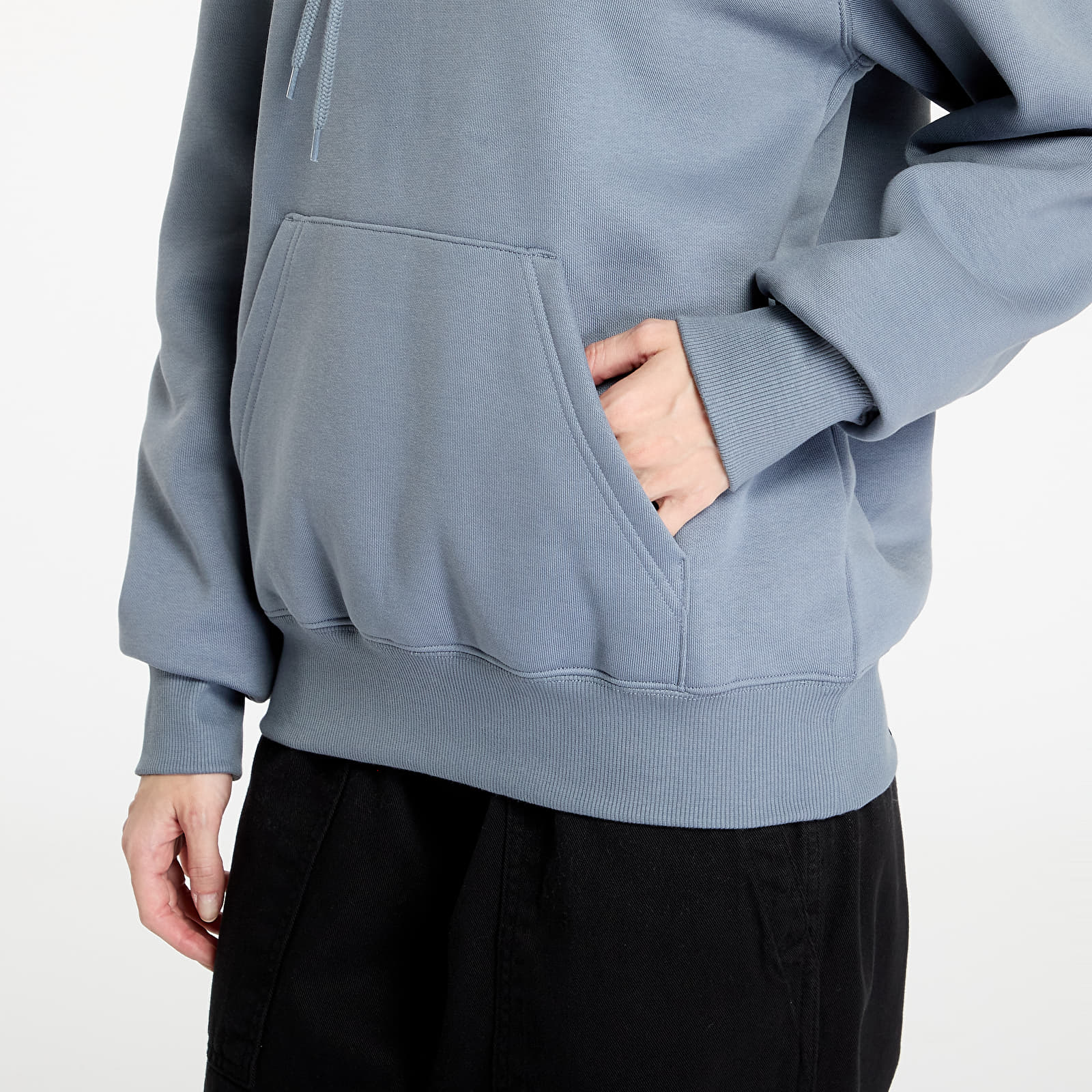 Bluzy Carhartt WIP Hooded Carhartt Sweat UNISEX Dove Grey/ Wax