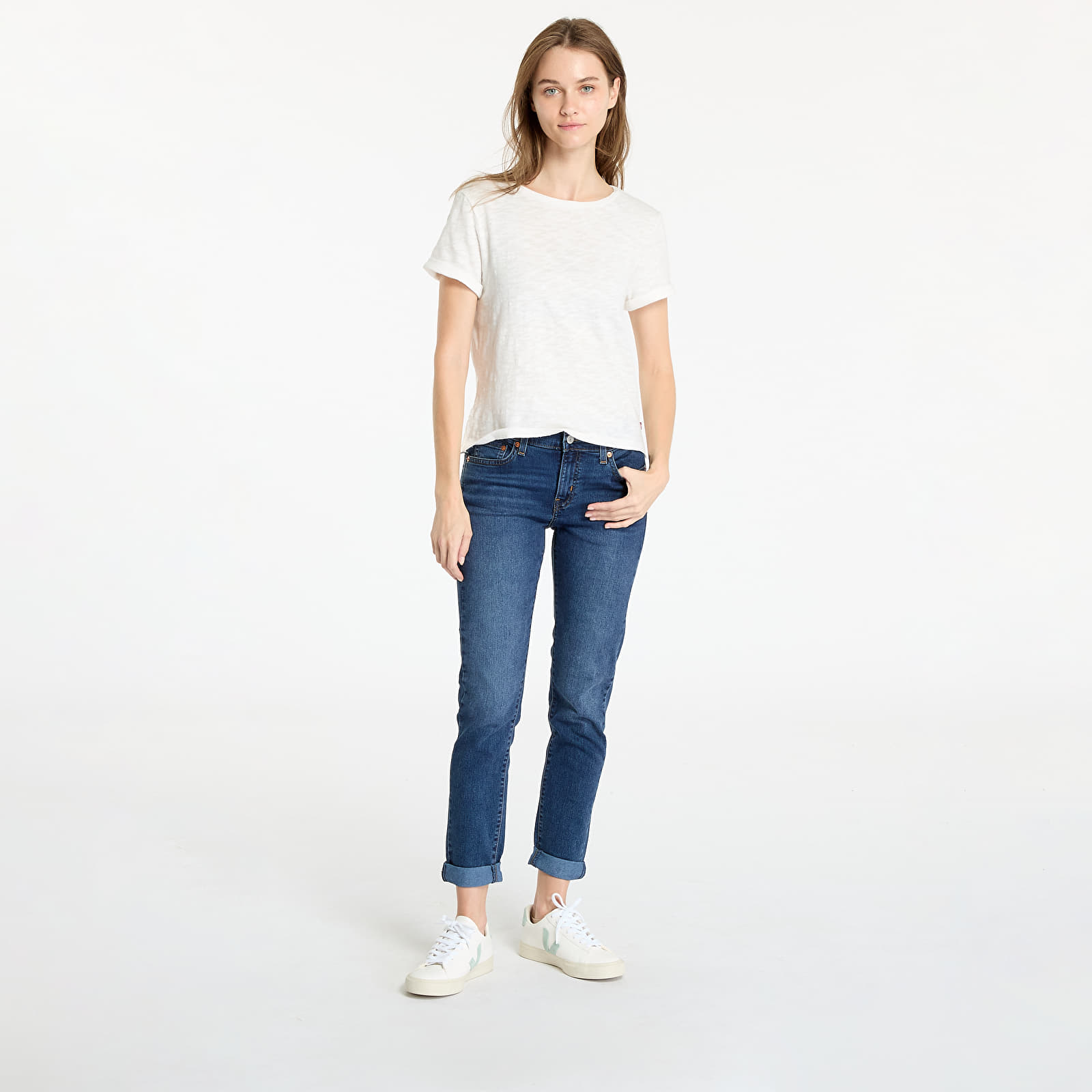 Dames T-shirts Levi's® Margot Short Sleeve Tee White