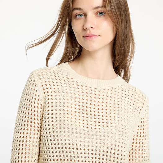 Women's tops Levi's® Superbloom Crochet Long sleeve Top White Swan