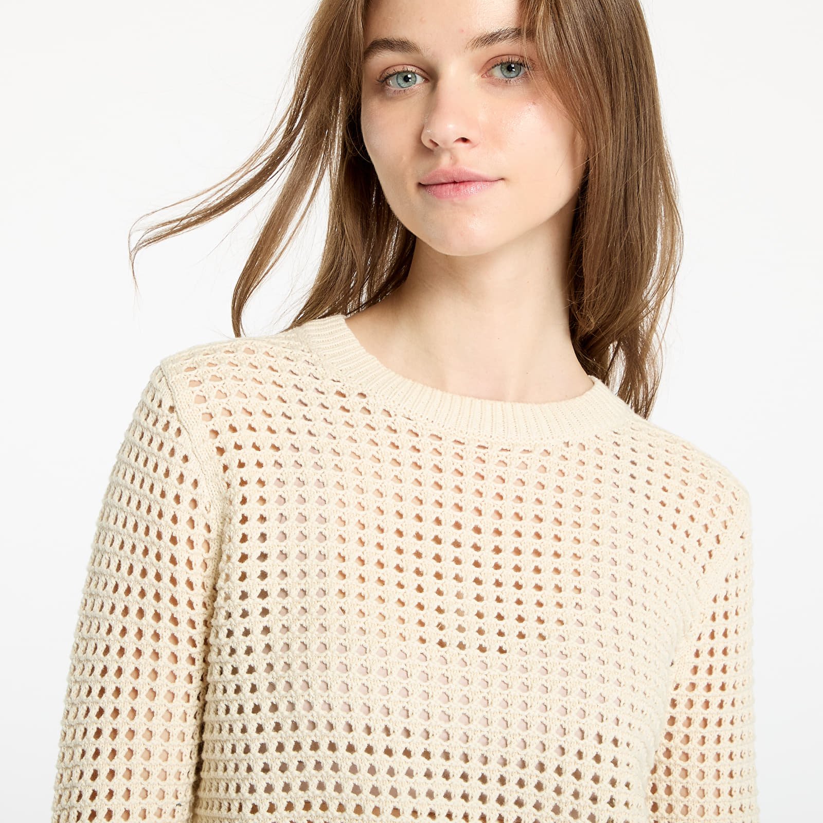 Hauts femme Levi's® Superbloom Crochet Long sleeve Top White Swan/ Cream