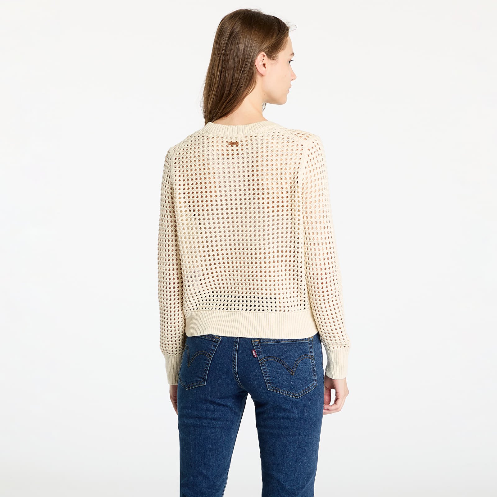 Hauts femme Levi's® Superbloom Crochet Long sleeve Top White Swan/ Cream