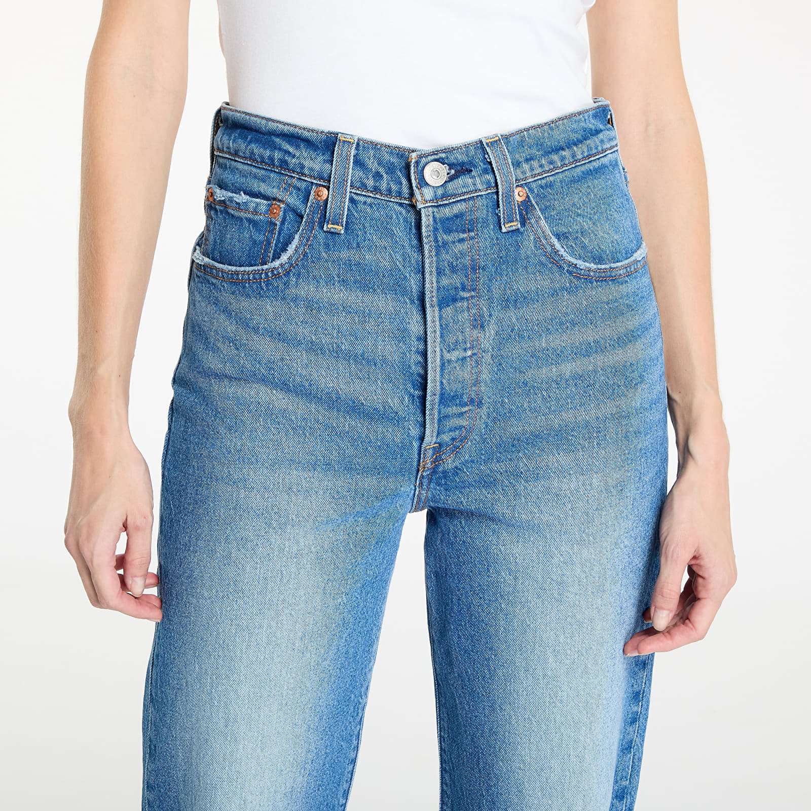 Spodnie Levi's® Ribcage Full Length Jeans Blue