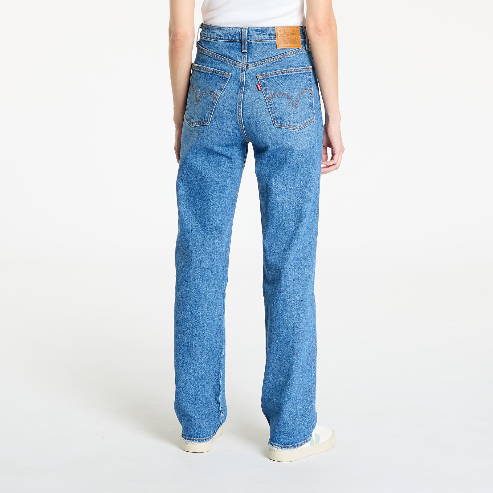 Spodnie Levi's® Ribcage Full Length Jeans Blue