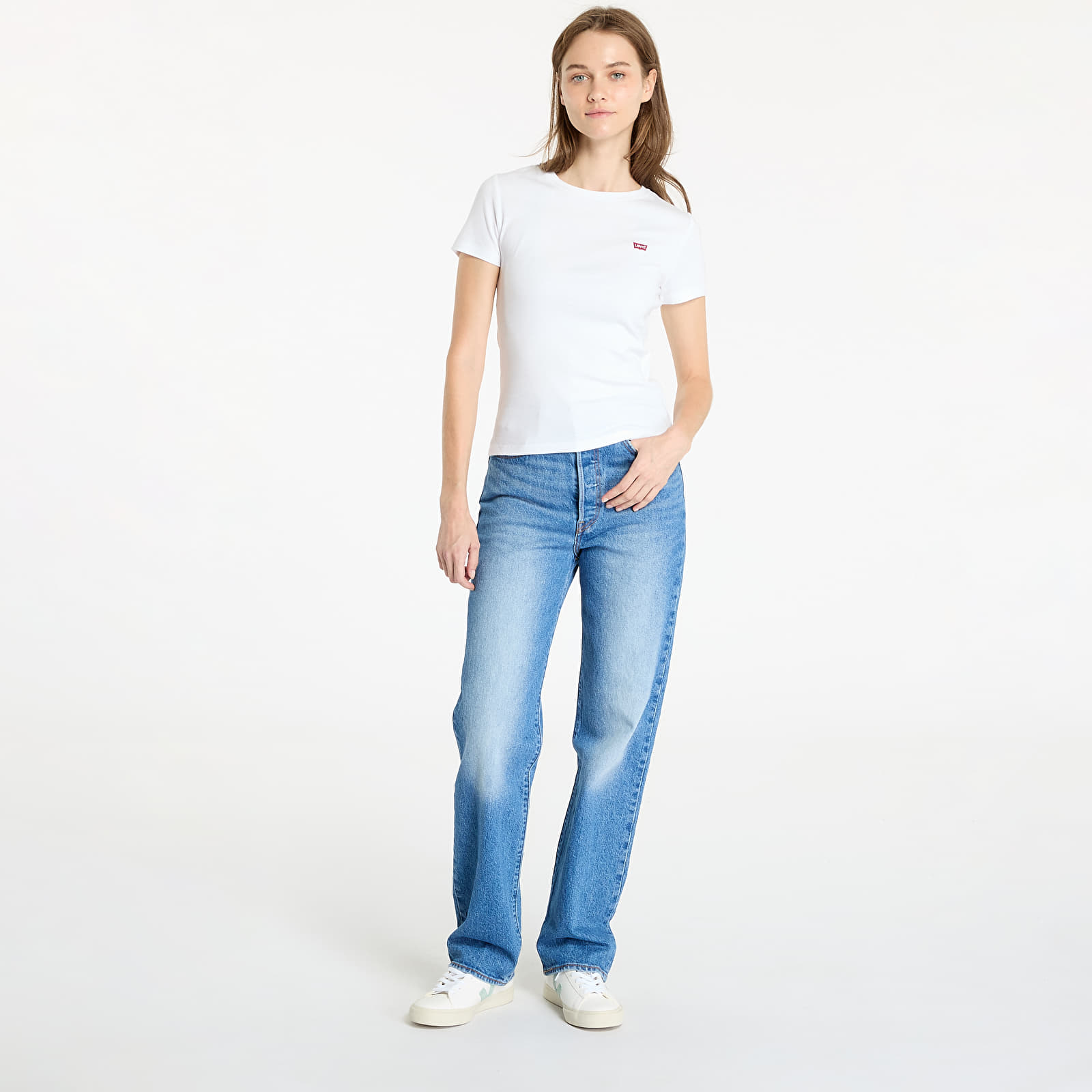 Spodnie Levi's® Ribcage Full Length Jeans Blue