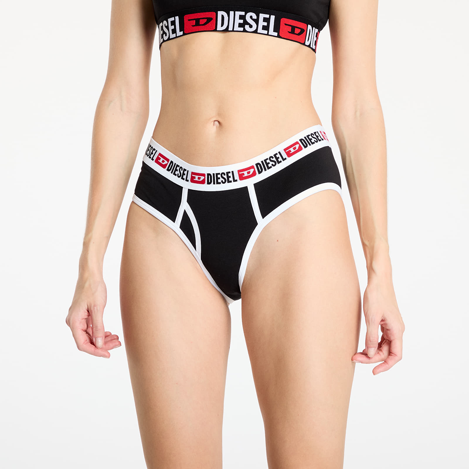 ショーツ DIESEL | UFPN-BLANCA-R THREE-PACK UNDERPANTS BLACK (WOMEN) Women's Three-pack ribbed high-waisted briefs | Multicolor