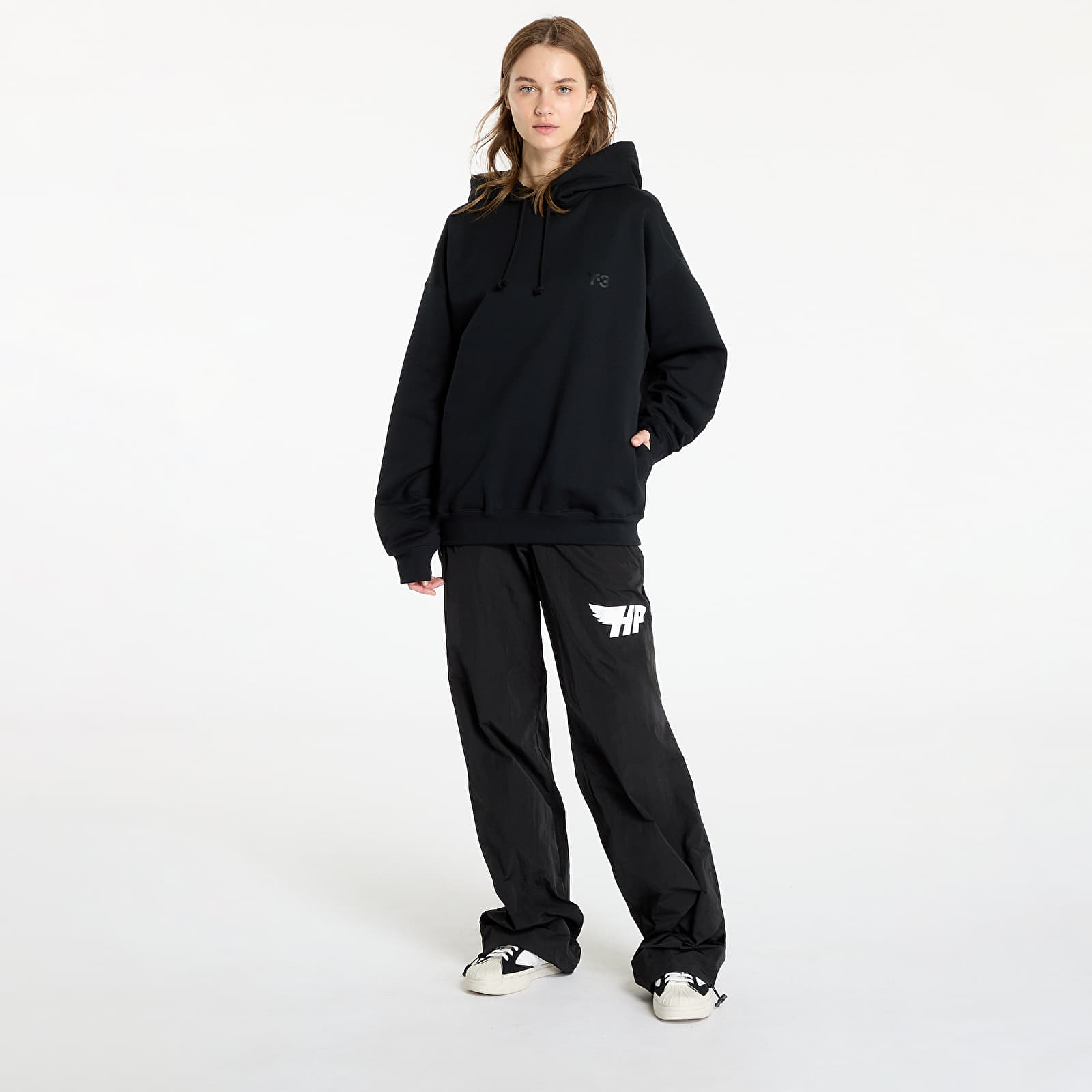 Kapucnis pulóverek és pulcsik Y-3 Brushed Terry Hoodie UNISEX Black