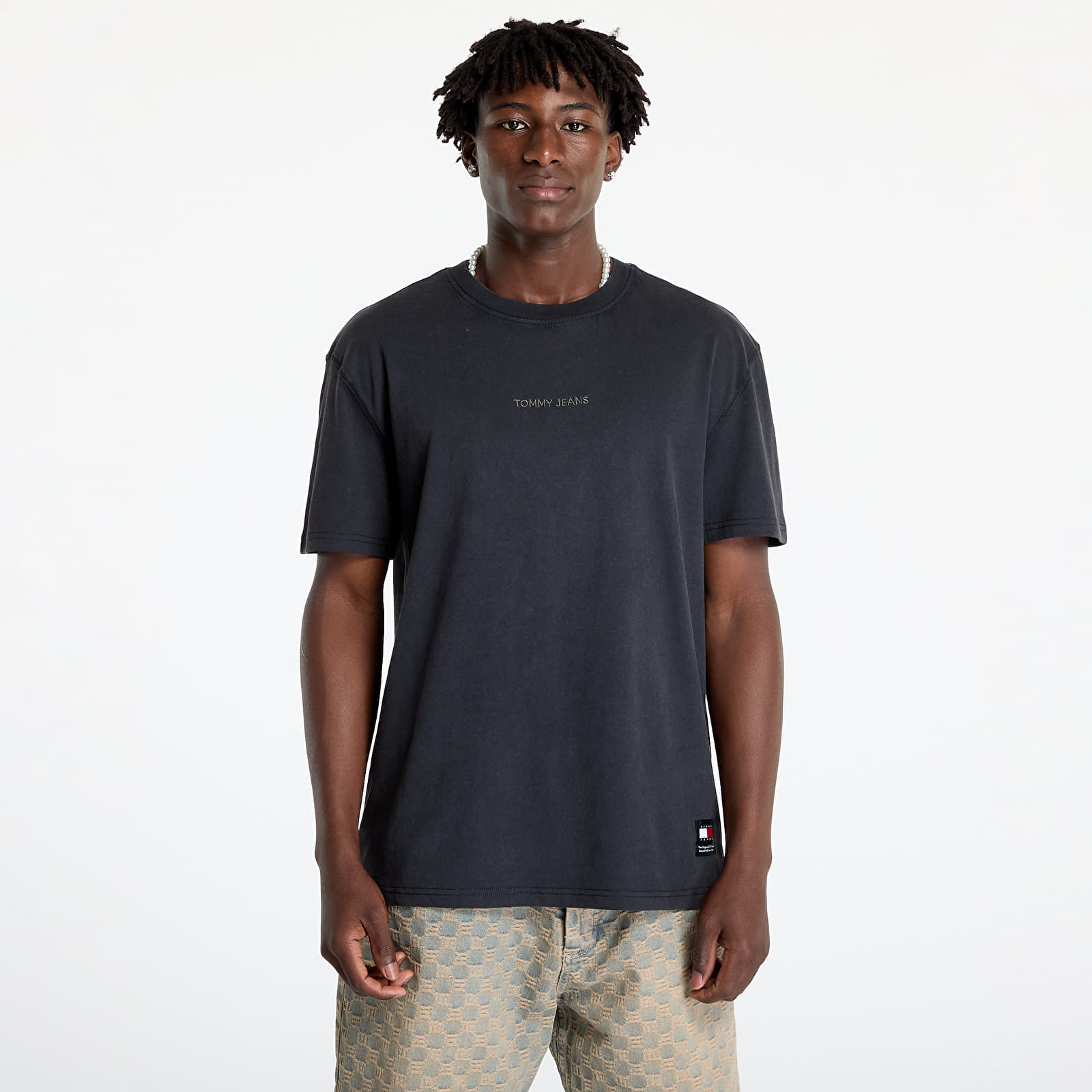 Pólók Tommy Jeans Regular Classic Short Sleeve Tee Black