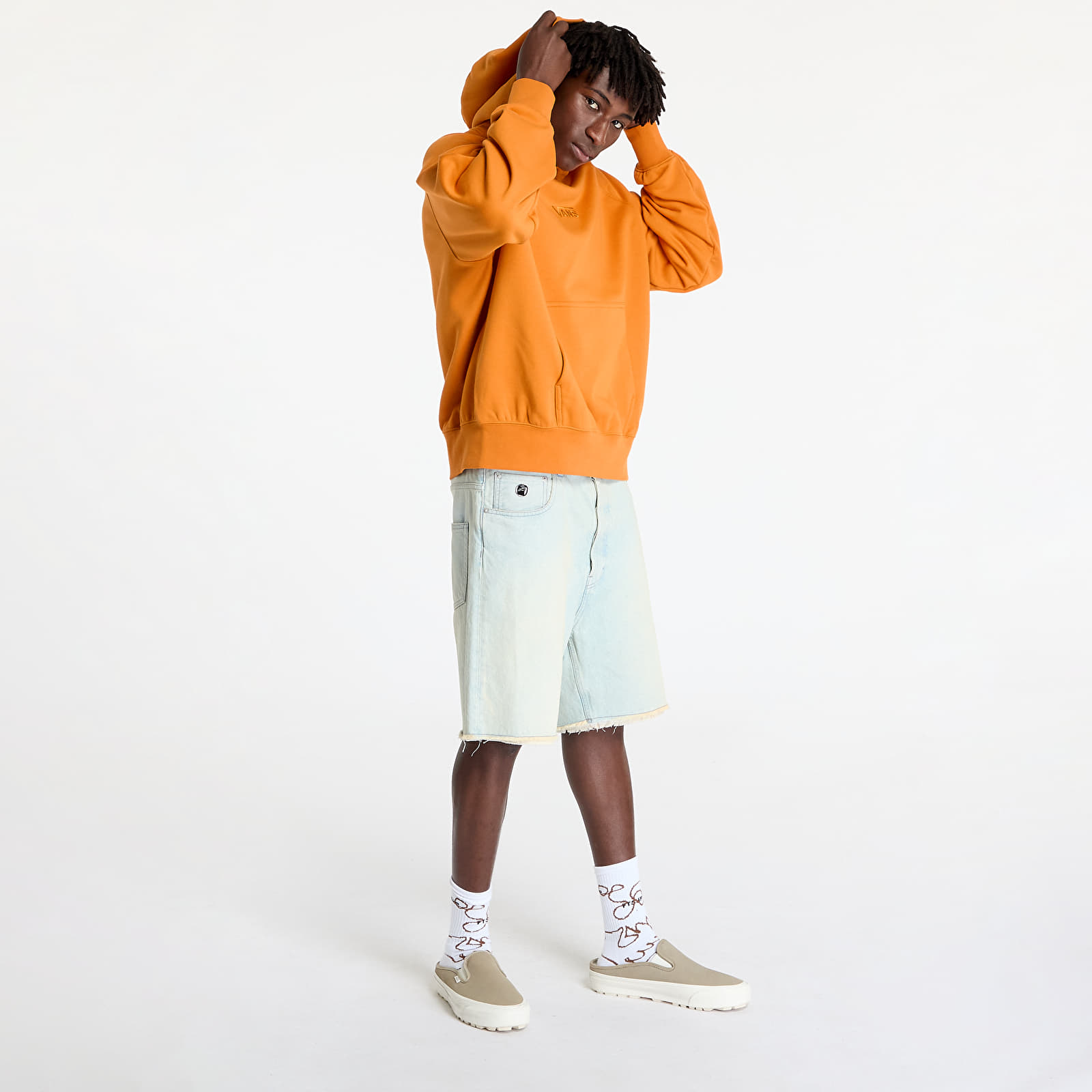 Kapuutsikud ja kampsunid Vans LX Premium Hoodie Fleece Marmalade