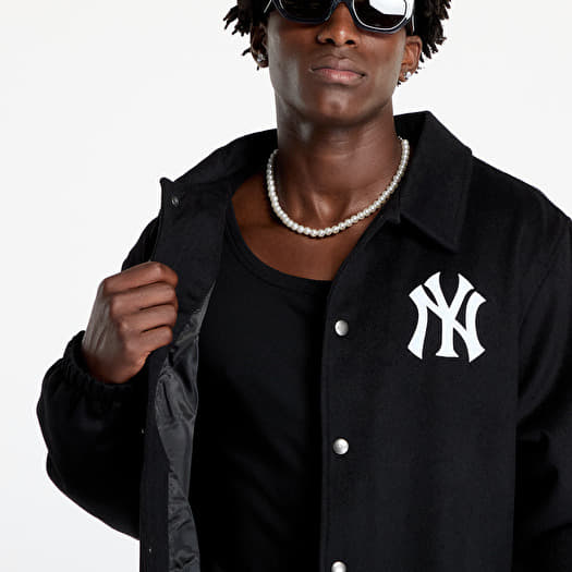 Jacken New Era New York Yankees MLB Wool Coaches Jacket UNISEX Black White Footshop