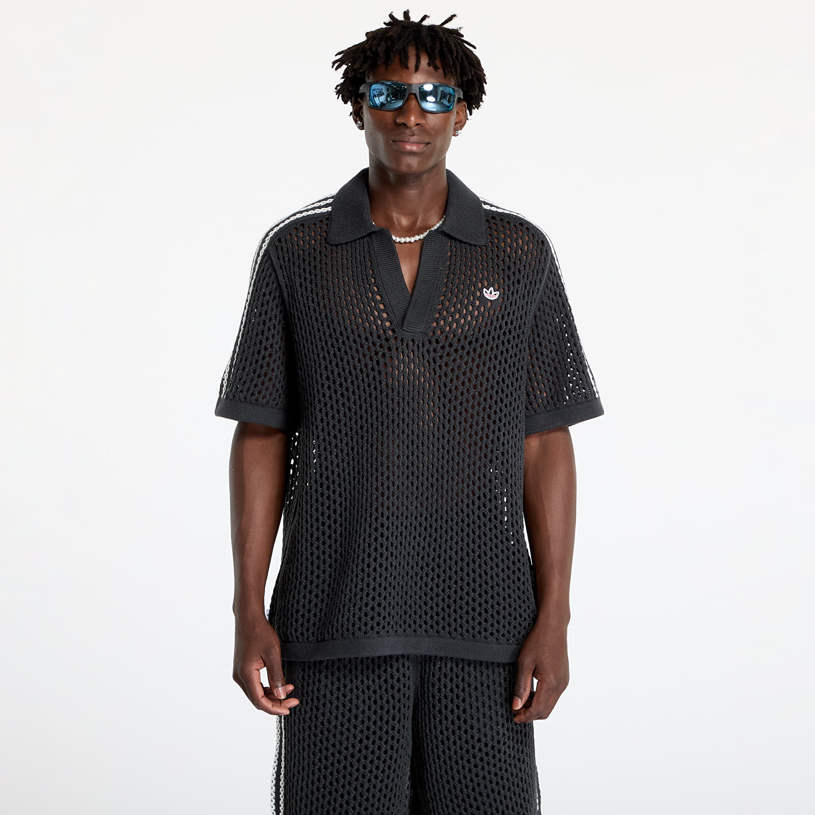 Koszulki adidas x Clot C Polo UNISEX Carbon