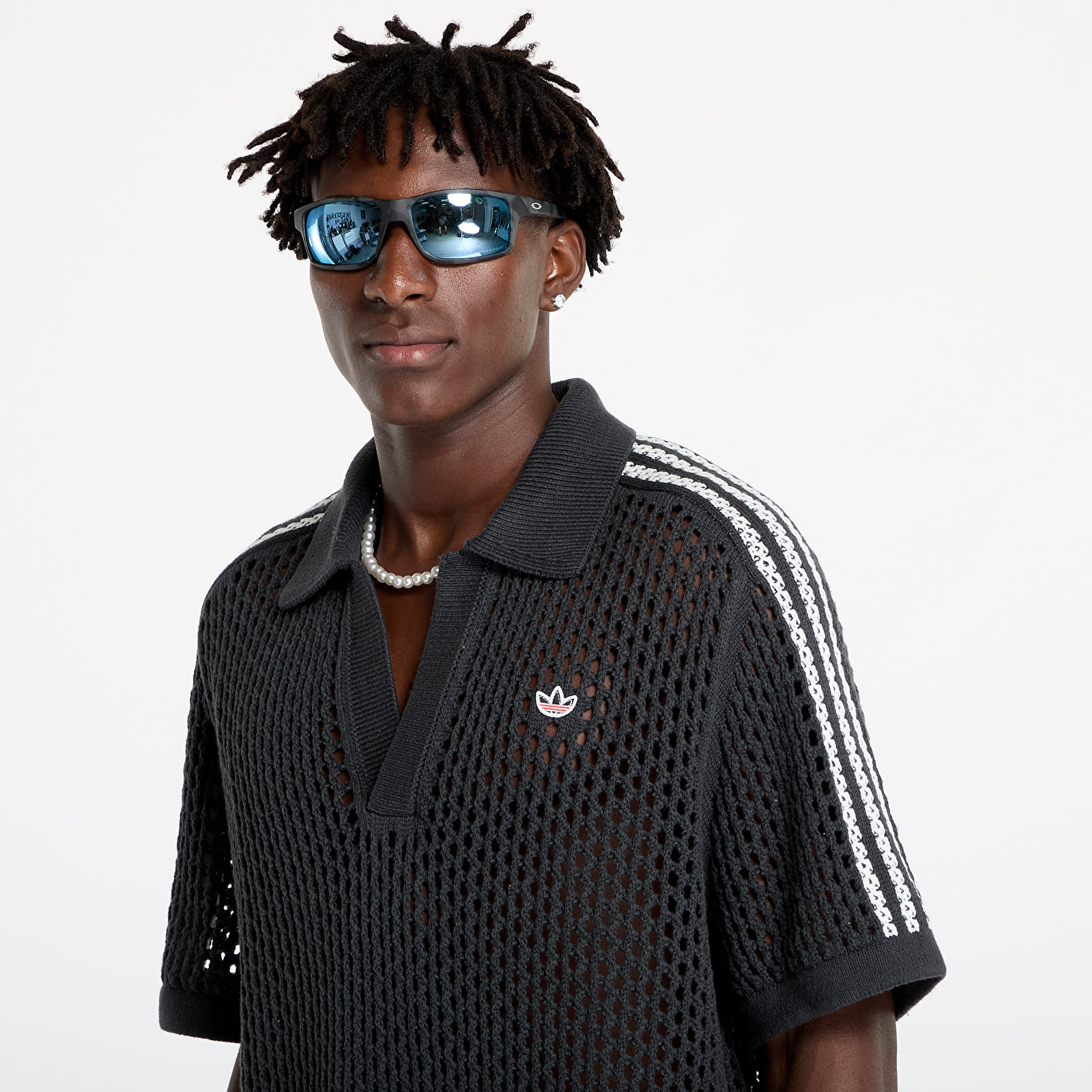 Koszulki adidas x Clot C Polo UNISEX Carbon