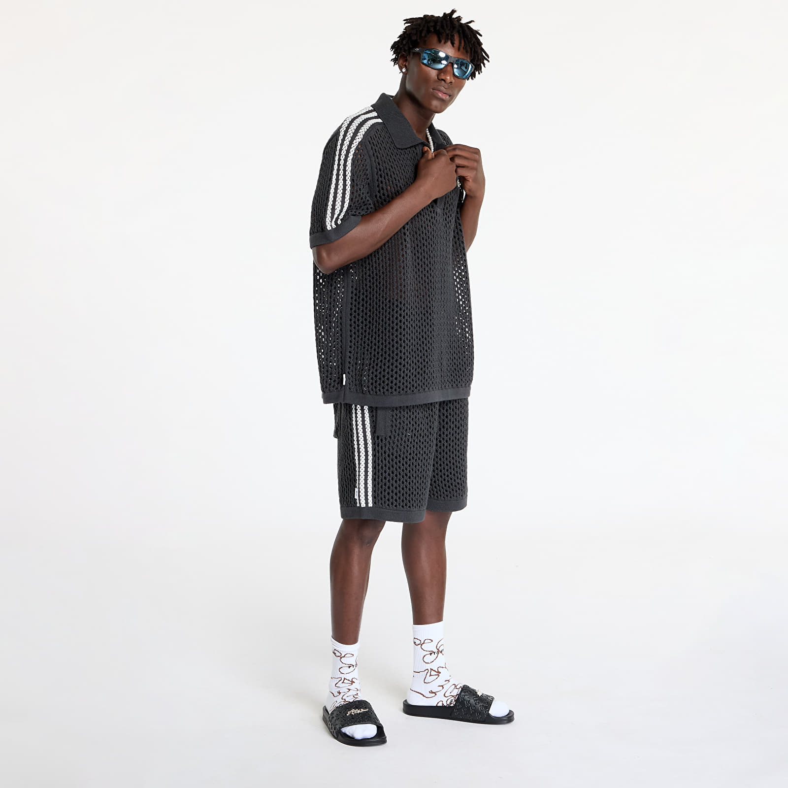 Koszulki adidas x Clot C Polo UNISEX Carbon