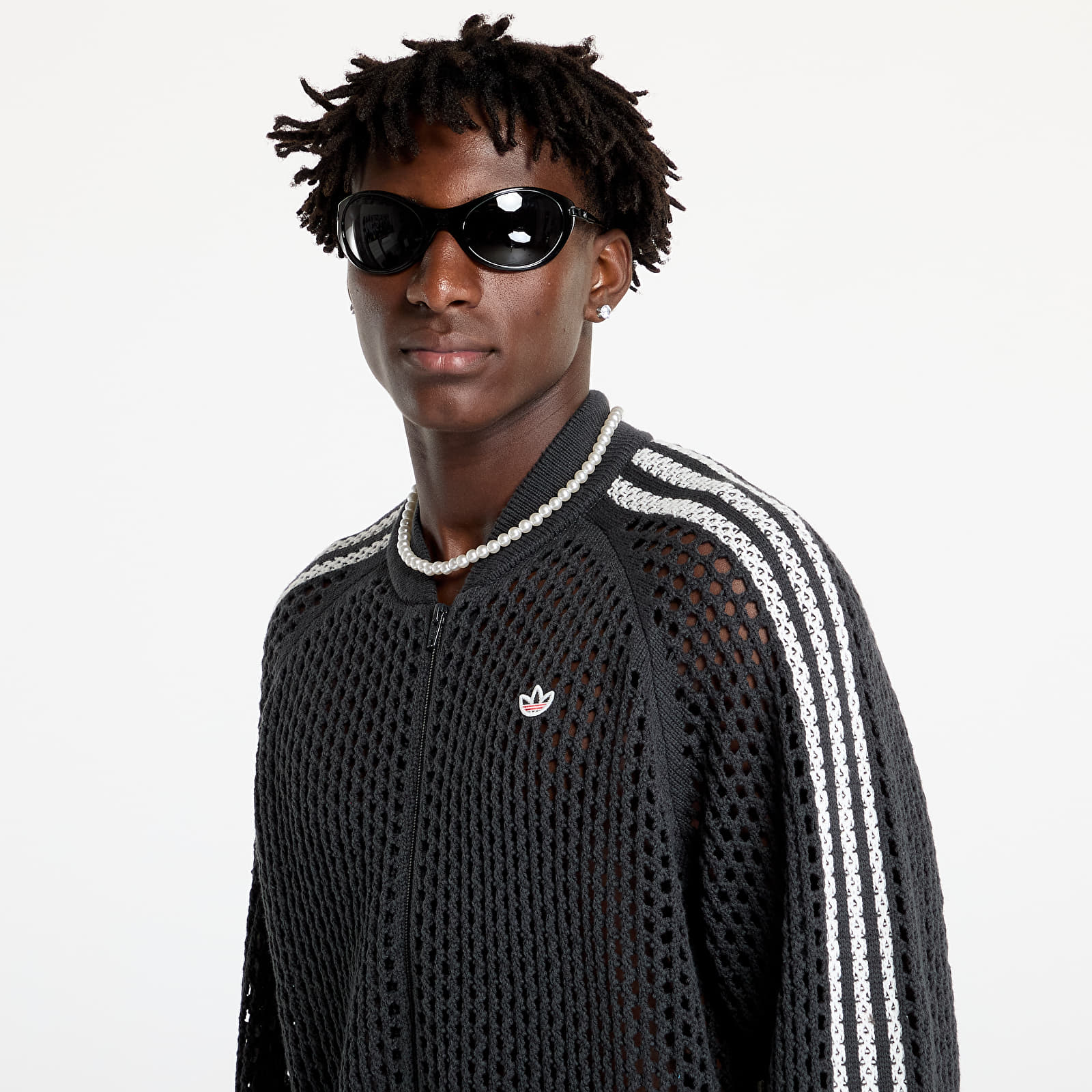 Mikiny adidas x Clot C Sst Track Top UNISEX Carbon