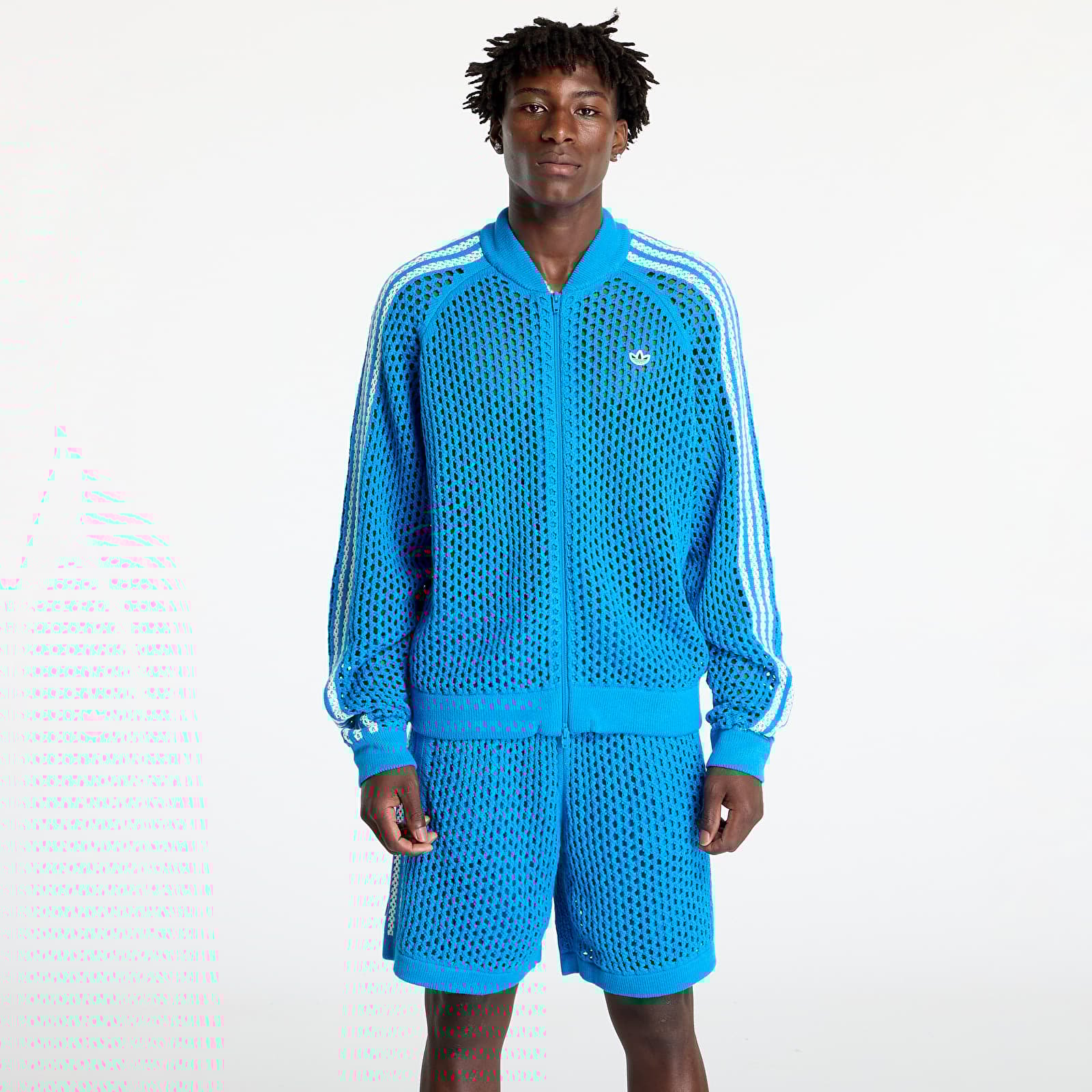Bluzy adidas x Clot C Sst Track Top UNISEX Brave Blue