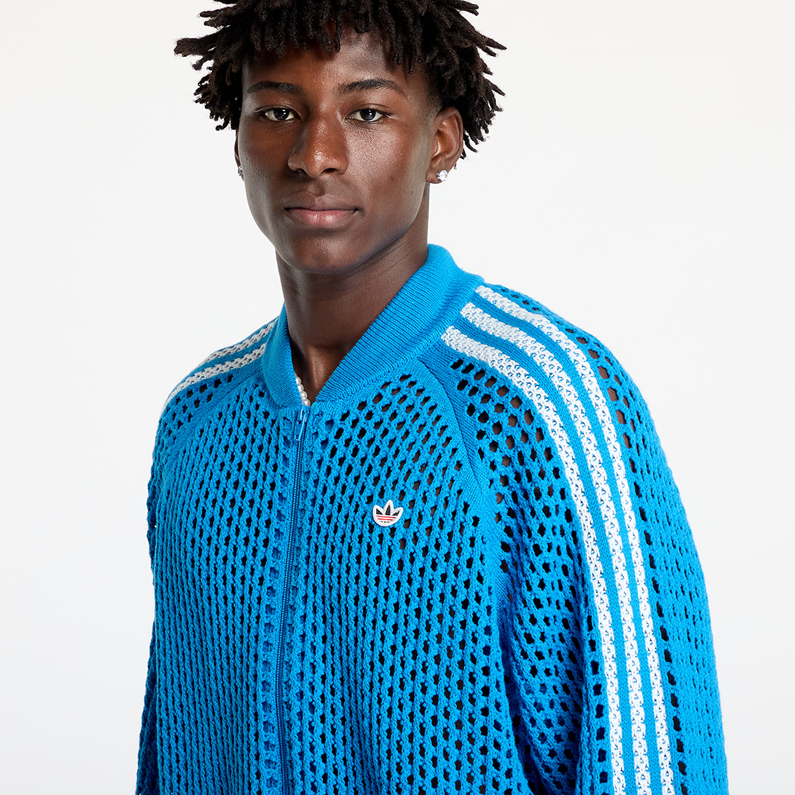 Bluzy adidas x Clot C Sst Track Top UNISEX Brave Blue