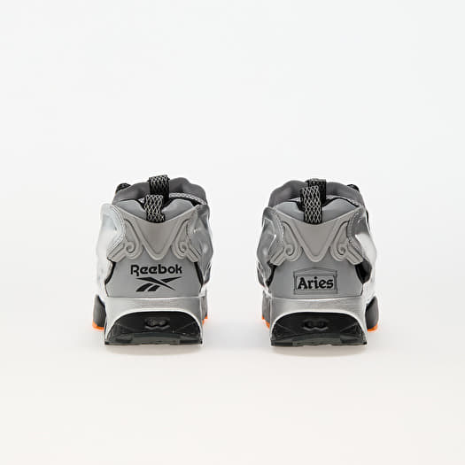Reebok running sole fury trainers in grey and orange on sale
