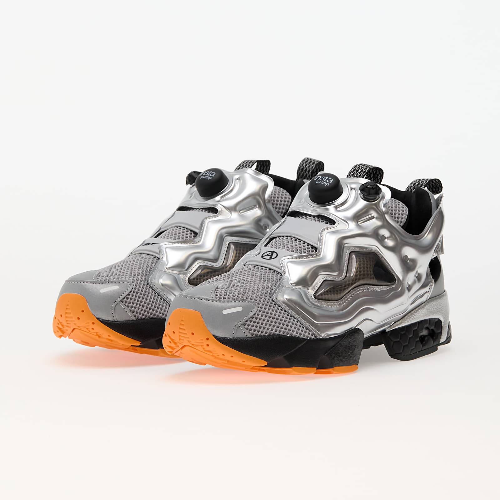Мъжки кецове и обувки Reebok x Aries Instapump Fury 94 Silver/ Black Orange