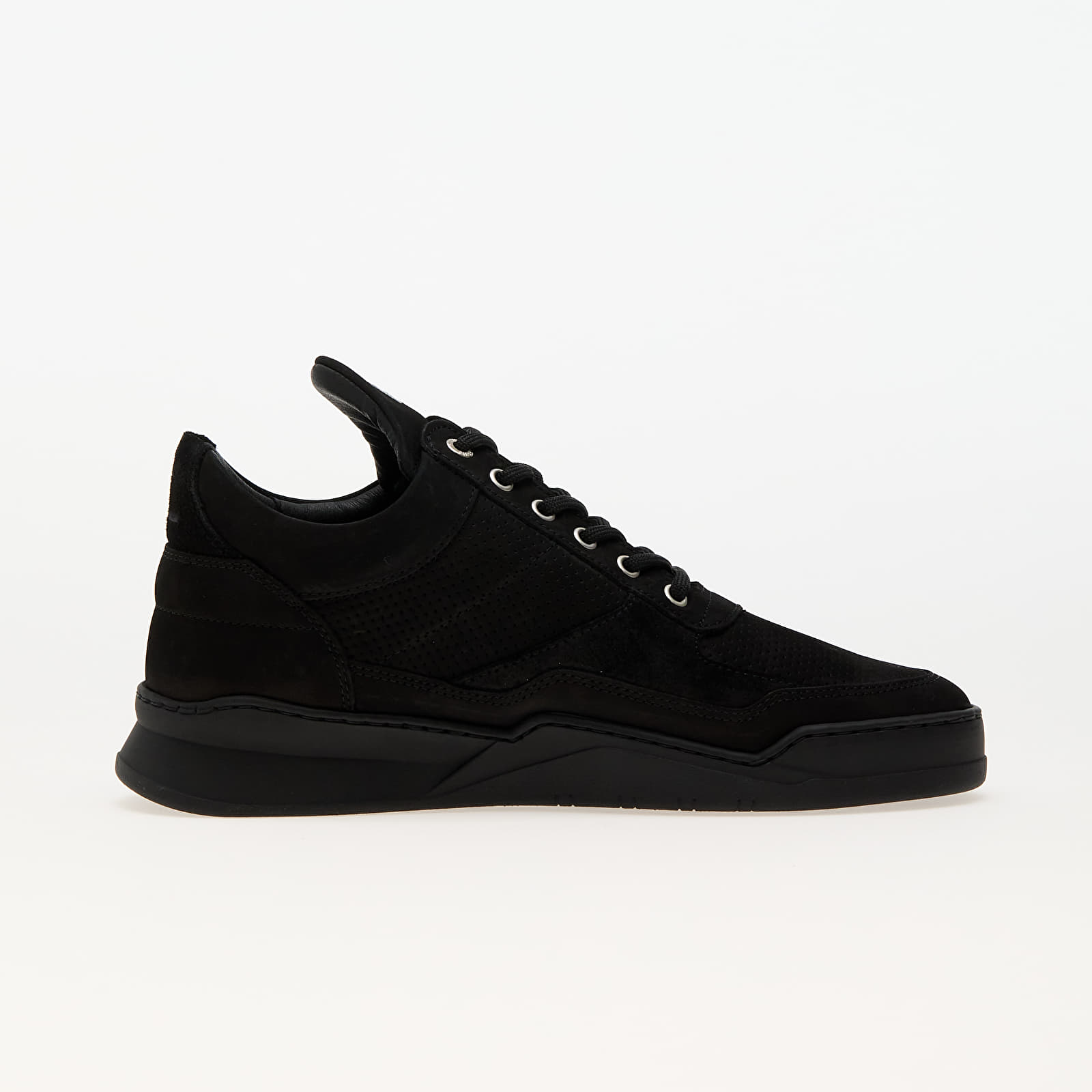 Men's shoes Filling Pieces Low Top Ghost Panel All Black