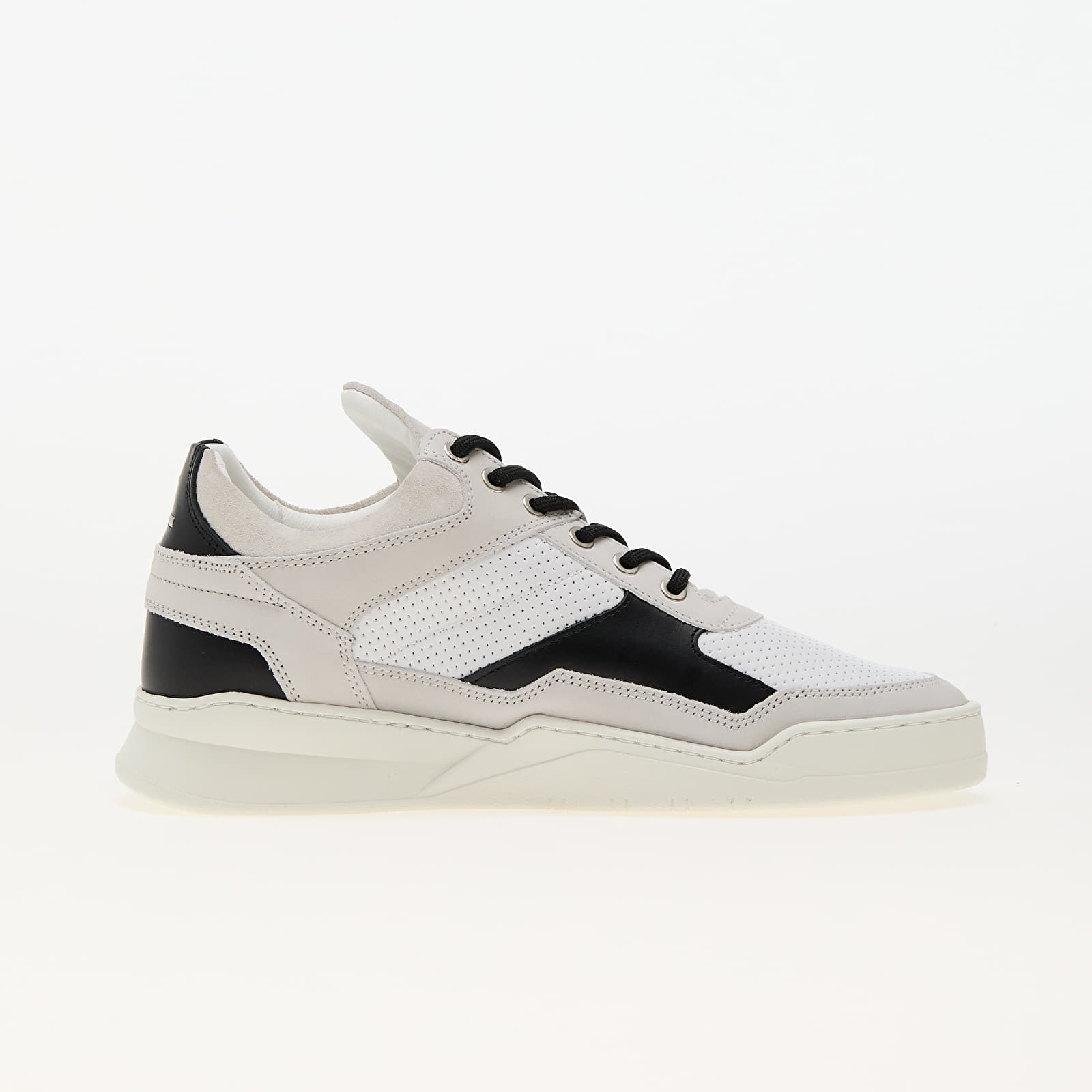 Férfi cipők Filling Pieces Low Top Ghost Paneled White/ Black