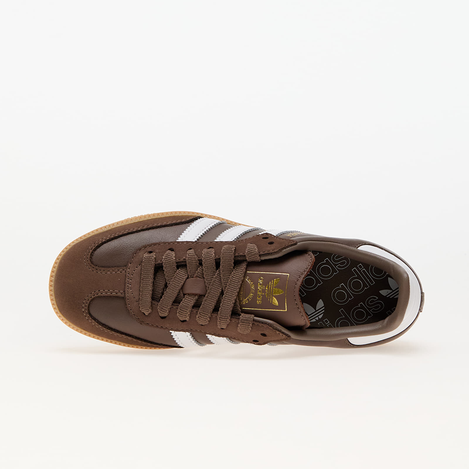 Ženski čevlji adidas Samba Og W Earth Strata/ Ftw White/ Gold Metallic